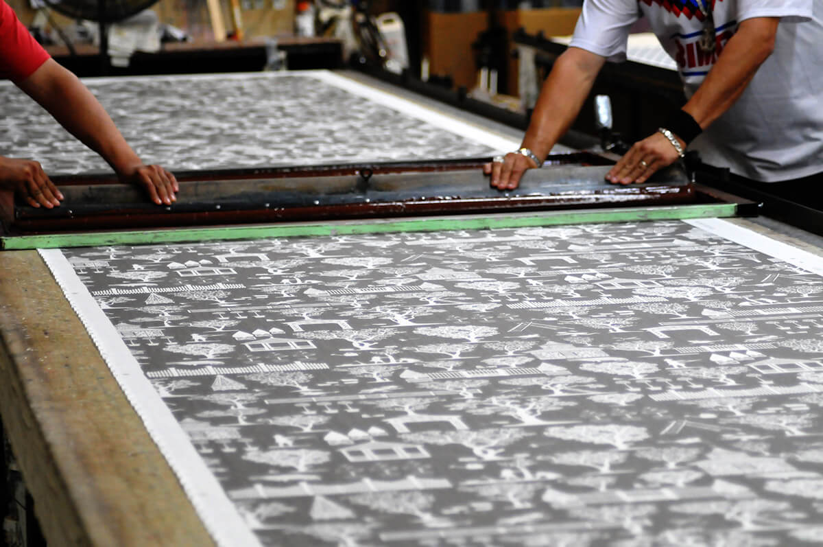 horticulture house fabric pattern